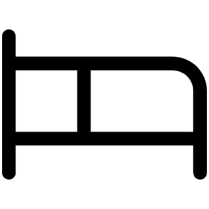 Bed Icon from Phosphor Regular Set