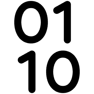 Binary Icon from Phosphor Regular Set