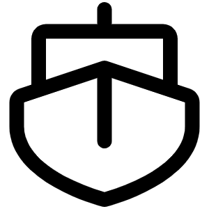 Boat Icon from Phosphor Regular Set