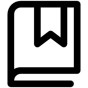 Book Bookmark Icon from Phosphor Regular Set