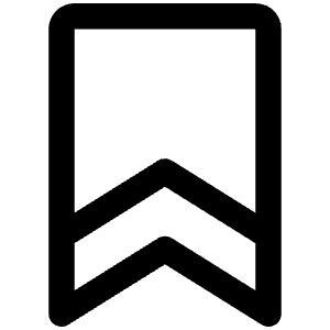 Bookmark Icon from Phosphor Regular Set