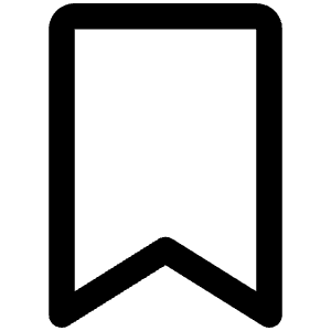 Bookmark Simple Icon from Phosphor Regular Set