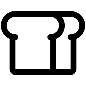 Bread Icon from Phosphor Regular Set
