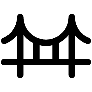Bridge Icon from Phosphor Regular Set