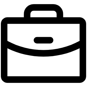 Briefcase Icon from Phosphor Regular Set