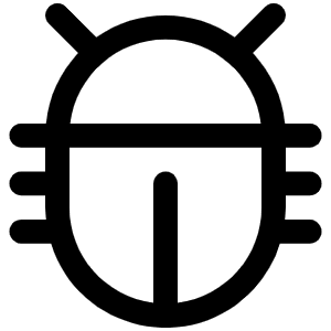 Bug Beetle Icon from Phosphor Regular Set