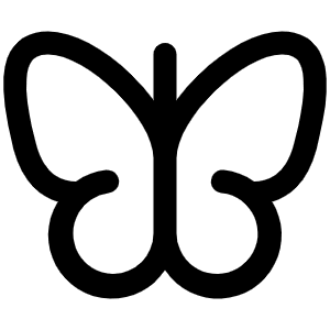 Butterfly Icon from Phosphor Regular Set