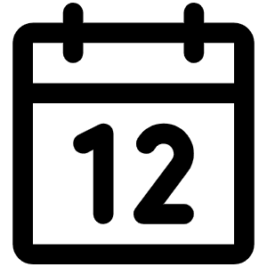 Calendar Icon from Phosphor Regular Set