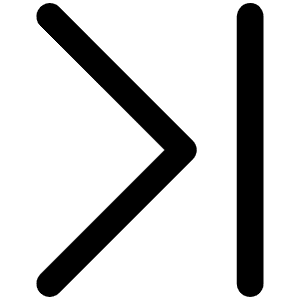 Caret Line Right Icon from Phosphor Regular Set