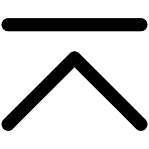 Caret Line Up Icon from Phosphor Regular Set