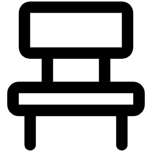 Chair Icon from Phosphor Regular Set