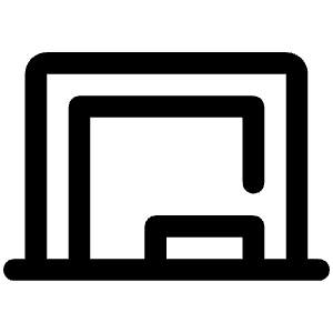 Chalkboard Icon from Phosphor Regular Set