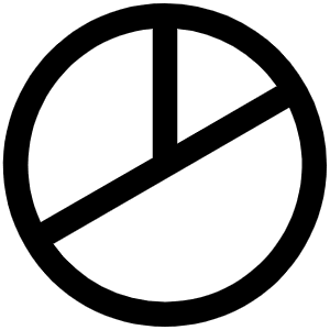 Chart Pie Icon from Phosphor Regular Set