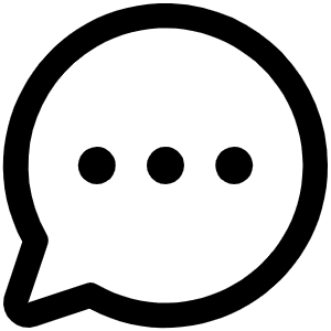Chat Circle Dots Icon from Phosphor Regular Set