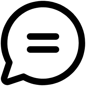 Chat Circle Text Icon from Phosphor Regular Set
