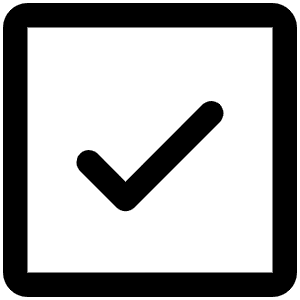 Check Square Icon from Phosphor Regular Set