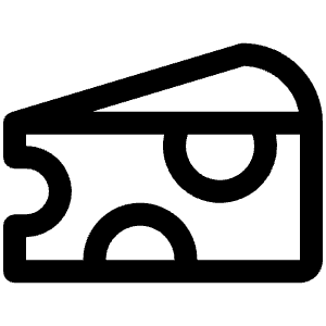 Cheese Icon from Phosphor Regular Set