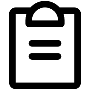 Clipboard Text Icon from Phosphor Regular Set