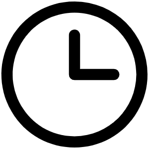 Clock Icon from Phosphor Regular Set