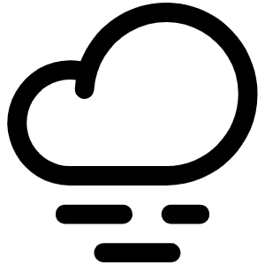 Cloud Fog Icon from Phosphor Regular Set