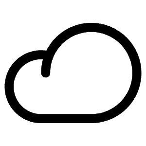 Cloud Icon from Phosphor Regular Set