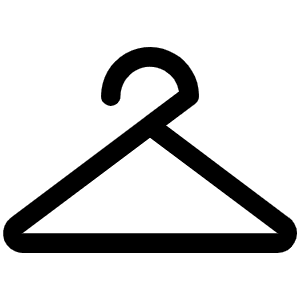 Coat Hanger Icon from Phosphor Regular Set