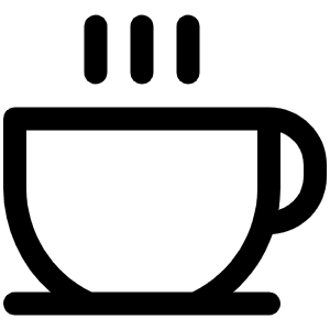 Coffee Icon from Phosphor Regular Set