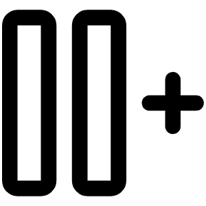 Columns Plus Right Icon from Phosphor Regular Set