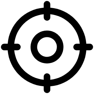 Crosshair Icon from Phosphor Regular Set