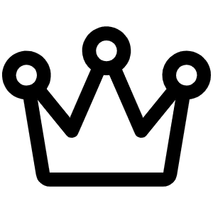 Crown Icon from Phosphor Regular Set