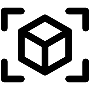 Cube Focus Icon from Phosphor Regular Set