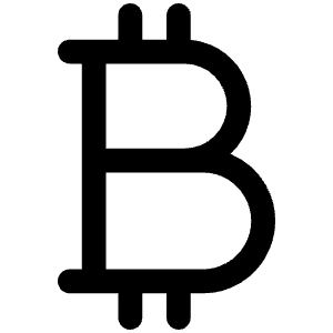 Currency Btc Icon from Phosphor Regular Set