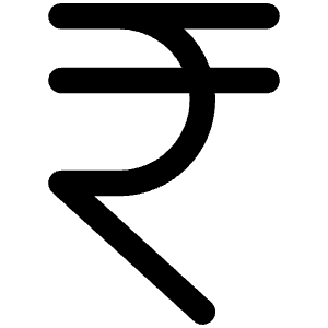 Currency Inr Icon from Phosphor Regular Set