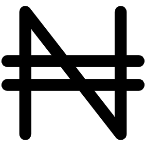 Currency Ngn Icon from Phosphor Regular Set