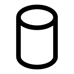 Cylinder Icon from Phosphor Regular Set
