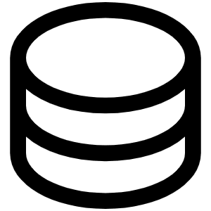 Database Icon from Phosphor Regular Set