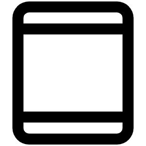Device Tablet Icon from Phosphor Regular Set