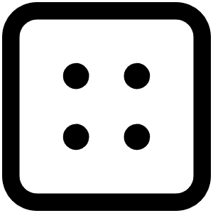 Dice Four Icon from Phosphor Regular Set