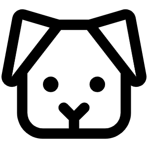 Dog Icon from Phosphor Regular Set