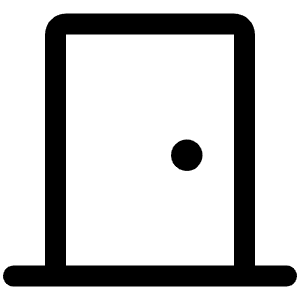 Door Icon from Phosphor Regular Set