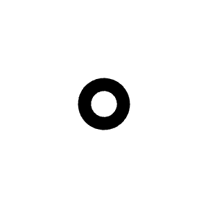 Dot Outline Icon from Phosphor Regular Set