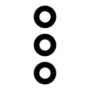 Dots Three Outline Vertical Icon from Phosphor Regular Set