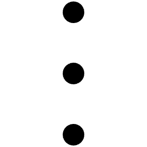 Dots Three Vertical Icon from Phosphor Regular Set