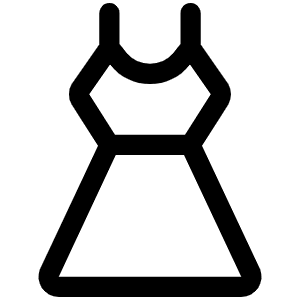 Dress Icon from Phosphor Regular Set