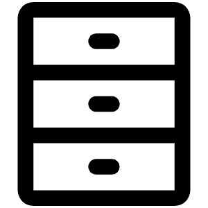 Dresser Icon from Phosphor Regular Set