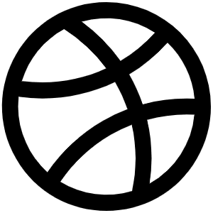 Dribbble Logo Icon from Phosphor Regular Set