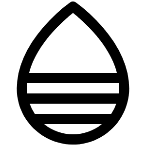Drop Half Bottom Icon from Phosphor Regular Set