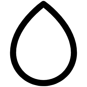 Drop Simple Icon from Phosphor Regular Set
