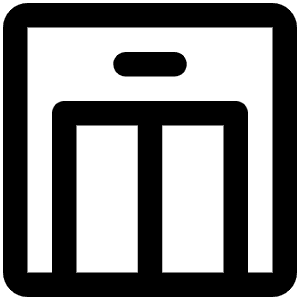 Elevator Icon from Phosphor Regular Set