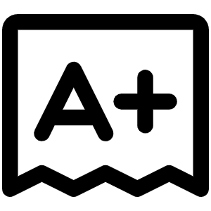 Exam Icon from Phosphor Regular Set